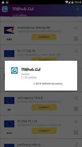 Скриншот 5 — Прокси для Telegram