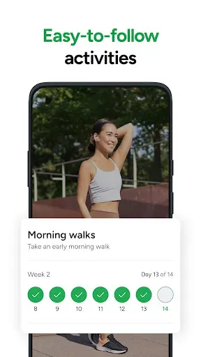 Скриншот 2 — Walking Yoga: Walk & Fitness