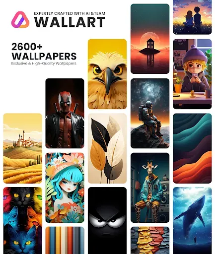 Скриншот 5 — Ai Wallpapers : WallArt