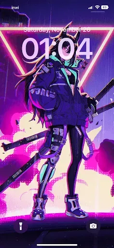 Скриншот 5 — Neon Color Wallpaper 4k