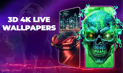 Скриншот 1 — Wallpaper 3D Live