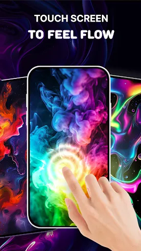 Скриншот 3 — Live Wallpaper 4K: Magic Fluid