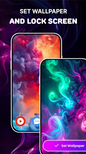 Скриншот 4 — Live Wallpaper 4K: Magic Fluid
