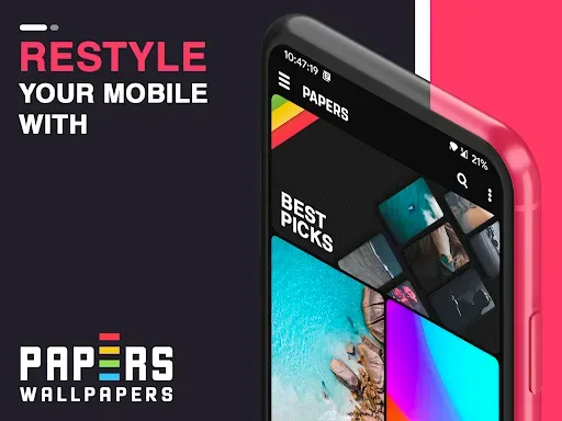 Скриншот 1 — Papers Wallpapers