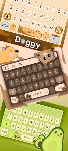 Скриншот 2 — Keby Милые темы клавиатуры