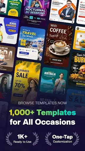 Скриншот 1 — Poster Maker: Banner Maker App