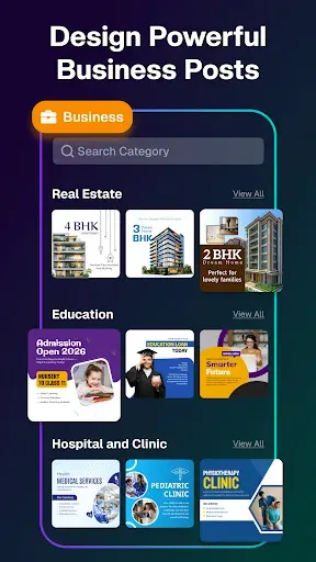 Скриншот 2 — Poster Maker: Banner Maker App