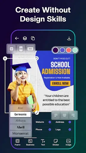 Скриншот 3 — Poster Maker: Banner Maker App