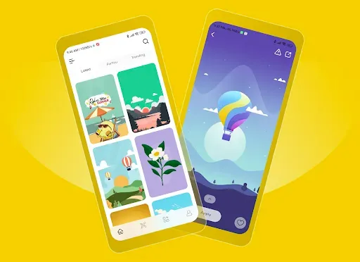 Скриншот 1 — WallWOW: Aesthetic Wallpapers