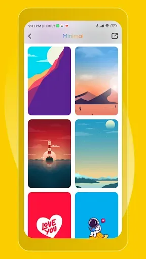 Скриншот 2 — WallWOW: Aesthetic Wallpapers
