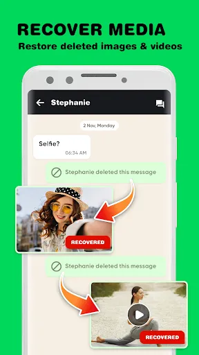 Скриншот 3 — Recover Deleted Messages