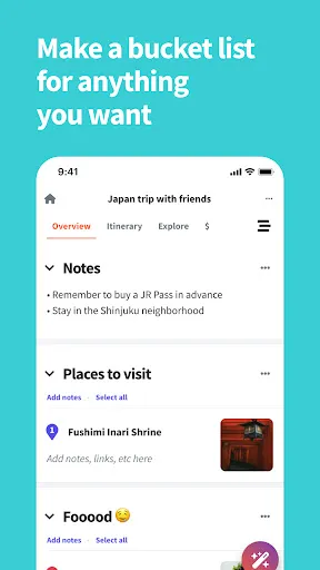 Скриншот 5 — Wanderlog - Trip Planner App