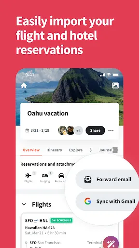Скриншот 7 — Wanderlog - Trip Planner App