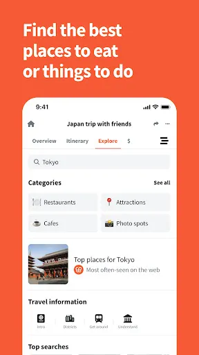 Скриншот 8 — Wanderlog - Trip Planner App