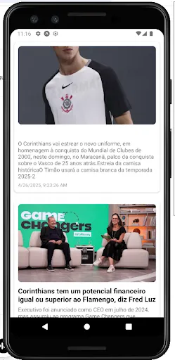 Скриншот 1 — Mundo Corinthians
