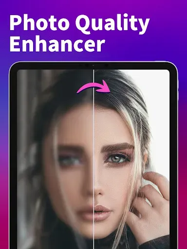 Скриншот 1 — Vivid - AI Photo Enhancer