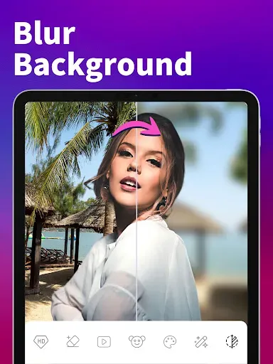Скриншот 4 — Vivid - AI Photo Enhancer