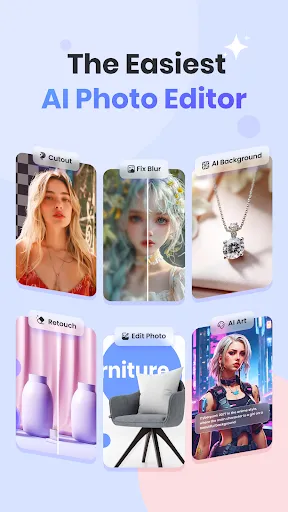 Скриншот 1 — PicWish: AI Photo Editor