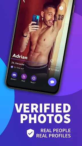 Скриншот 3 — Wapo: Gay Dating App for Men