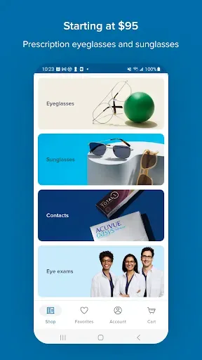 Скриншот 1 — Warby Parker