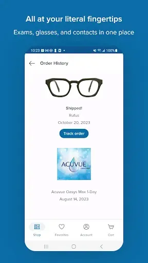 Скриншот 2 — Warby Parker