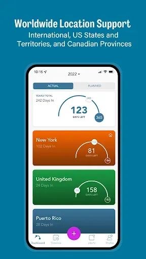 Скриншот 4 — TaxBird - Residency Tracker