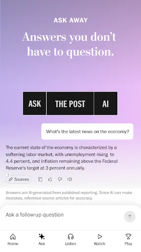 Скриншот 4 — Washington Post: Live News
