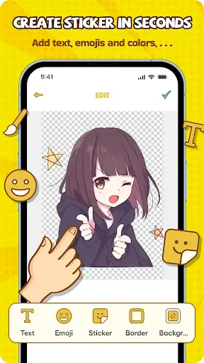 Скриншот 2 — Sticker Maker - Sticker Share