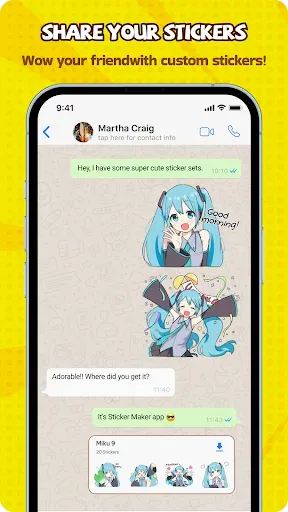 Скриншот 5 — Sticker Maker - Sticker Share