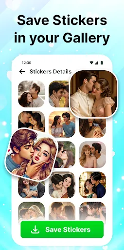 Скриншот 6 — Romantic Stickers – WAStickers