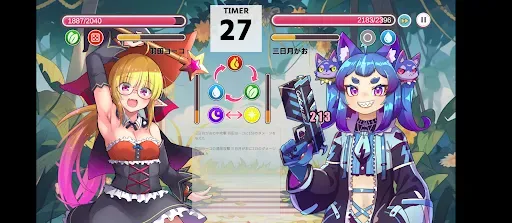 Скриншот 8 — ぶいちゅ～バトル 登録者数じゃない！力で決める！