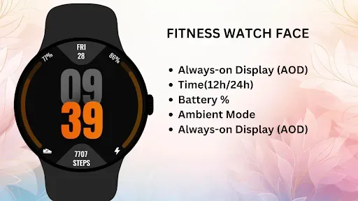 Скриншот 8 — Fitness Watch Face