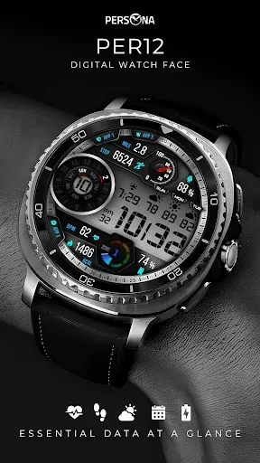 Скриншот 1 — PER12 Digital Watch Face