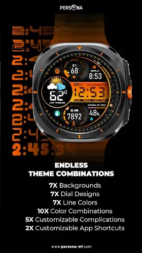 Скриншот 3 — PER009 Sport Watch Face Mesa