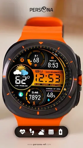 Скриншот 7 — PER009 Sport Watch Face Mesa