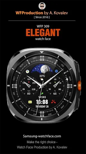 Скриншот 1 — WFP 309 Elegant watch face