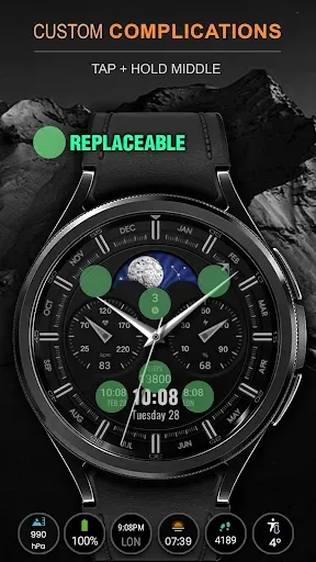 Скриншот 4 — WFP 309 Elegant watch face