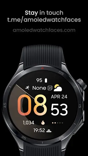 Скриншот 3 — Wave: Wear OS watch face