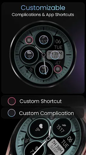 Скриншот 4 — Modern Beige Analog Watch Face