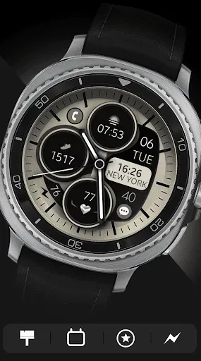 Скриншот 5 — Modern Beige Analog Watch Face