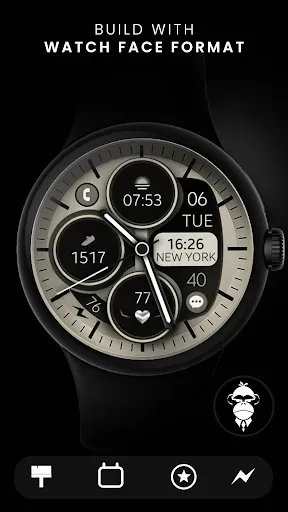 Скриншот 6 — Modern Beige Analog Watch Face