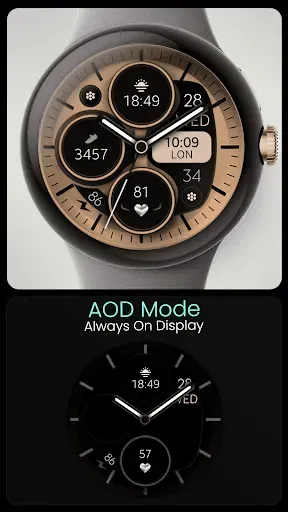 Скриншот 7 — Modern Beige Analog Watch Face