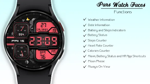 Скриншот 8 — Digital Watch Face Sport