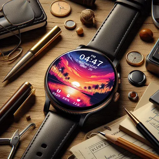 Скриншот 2 — Key WF63 Sunset Watch Face