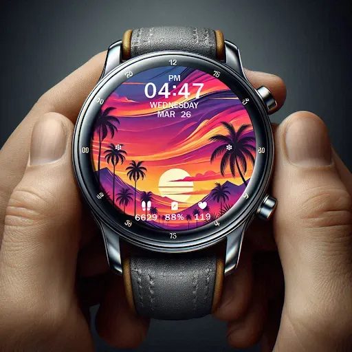 Скриншот 6 — Key WF63 Sunset Watch Face