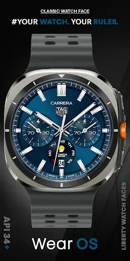 Скриншот 1 — TAG HEUER CARRERA 3 Watch Face