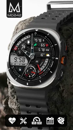 Скриншот 1 — MD242 Hybrid watch face