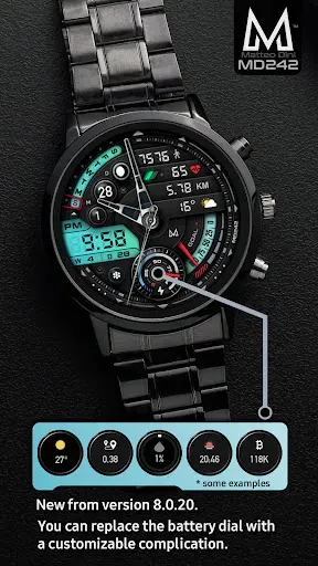 Скриншот 2 — MD242 Hybrid watch face