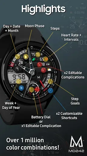Скриншот 5 — MD242 Hybrid watch face
