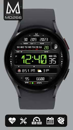 Скриншот 3 — MD266 Classic Watch Face
